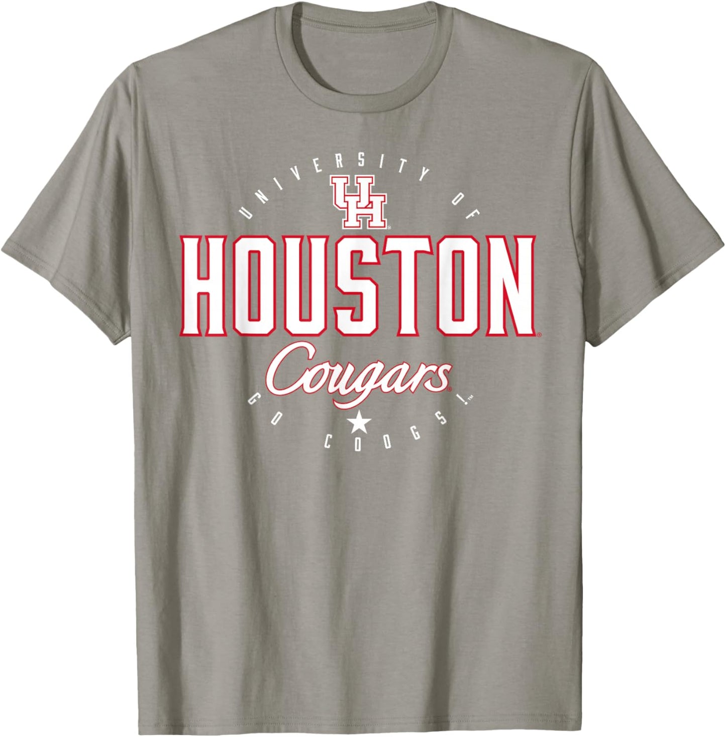 University of Houston | Houston Blue Collection Circle Icon T-Shirt - T-Shirt | Sand