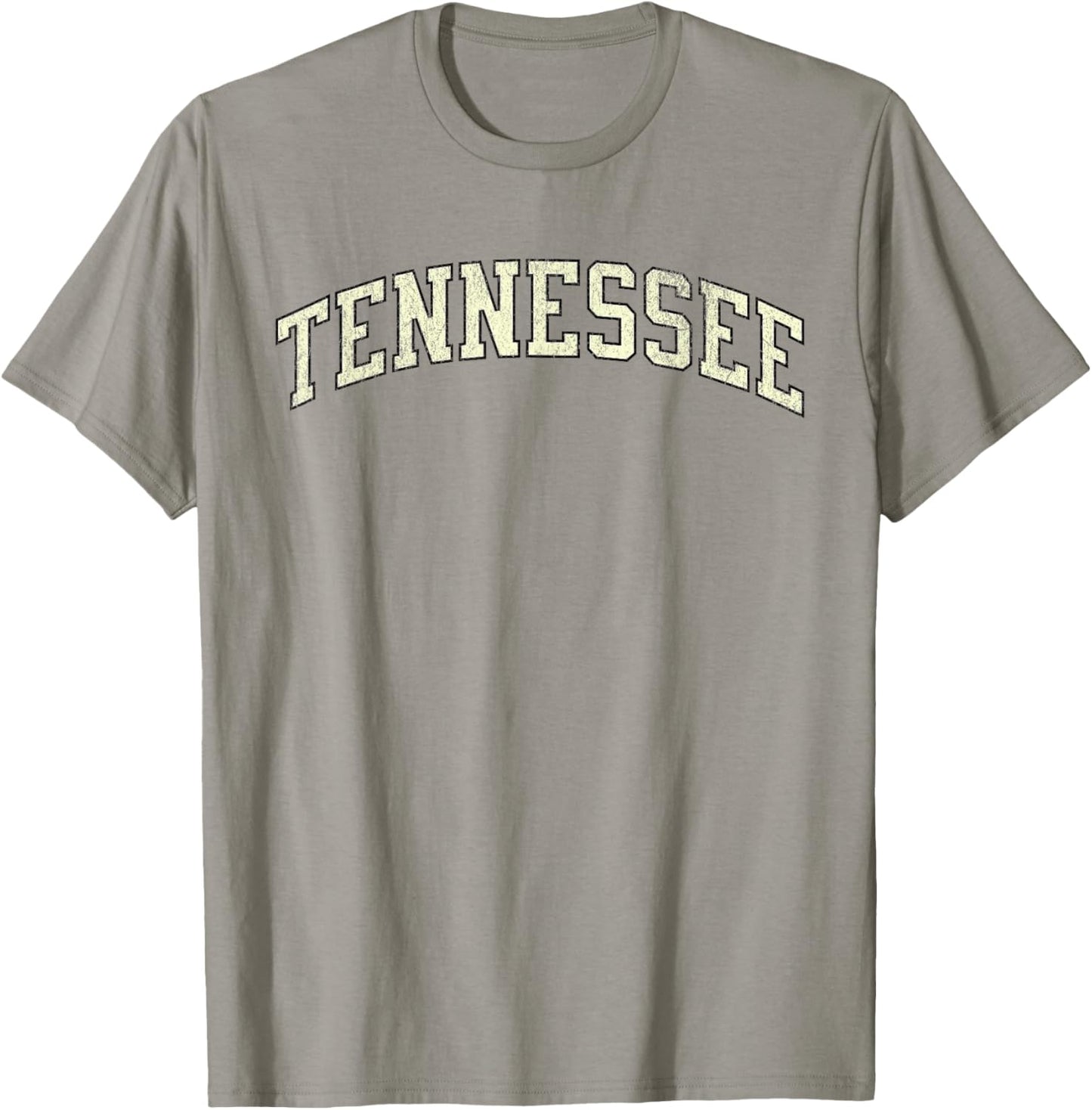 Vintage Tennessee Varsity Orange Distressed print T-Shirt - T-Shirt | Sand