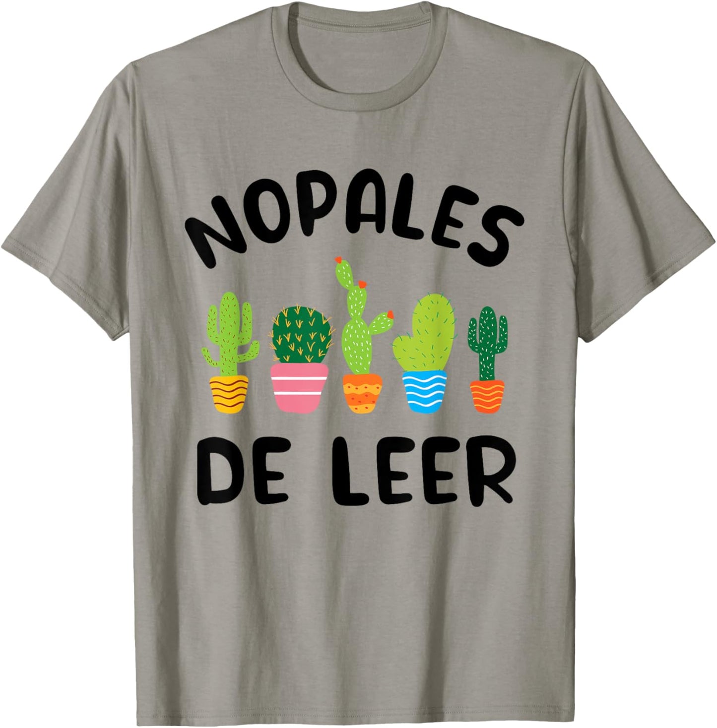 Hispanic Heritage Nopales De Leer Spanish Teacher Maestra T-Shirt - T-Shirt | Sand