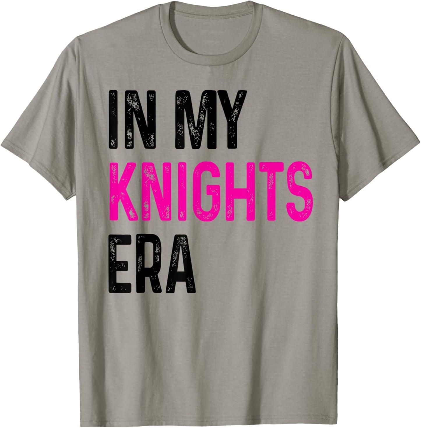 In My Knights Era Back to School Spirit Game Retro Groovy T-Shirt - T-Shirt | Sand