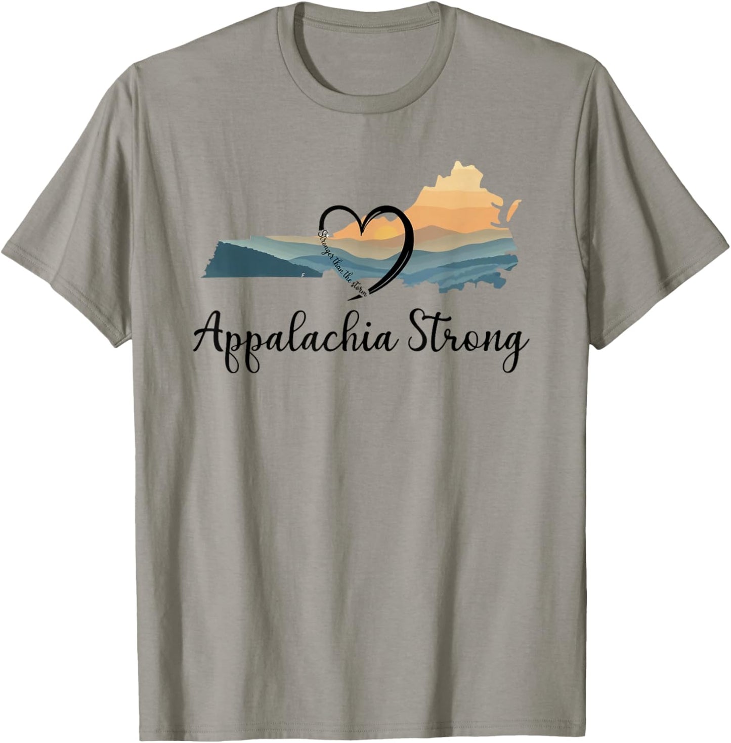 Appalachia Strong NC Mountains T-Shirt - T-Shirt | Sand