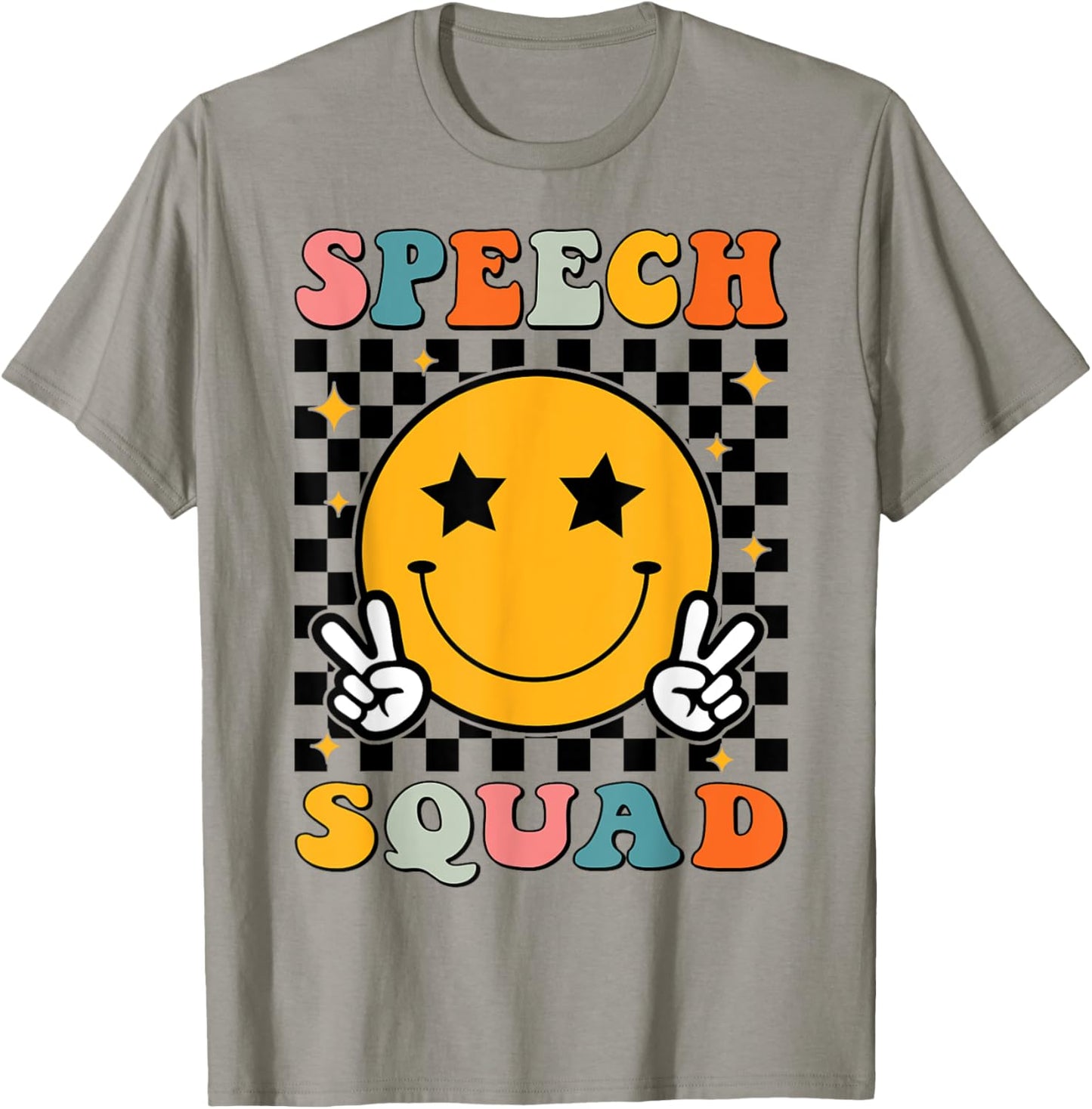 Speech Squad SLP Speech Language Pathologist SLP Therapist T-Shirt - T-Shirt | Sand