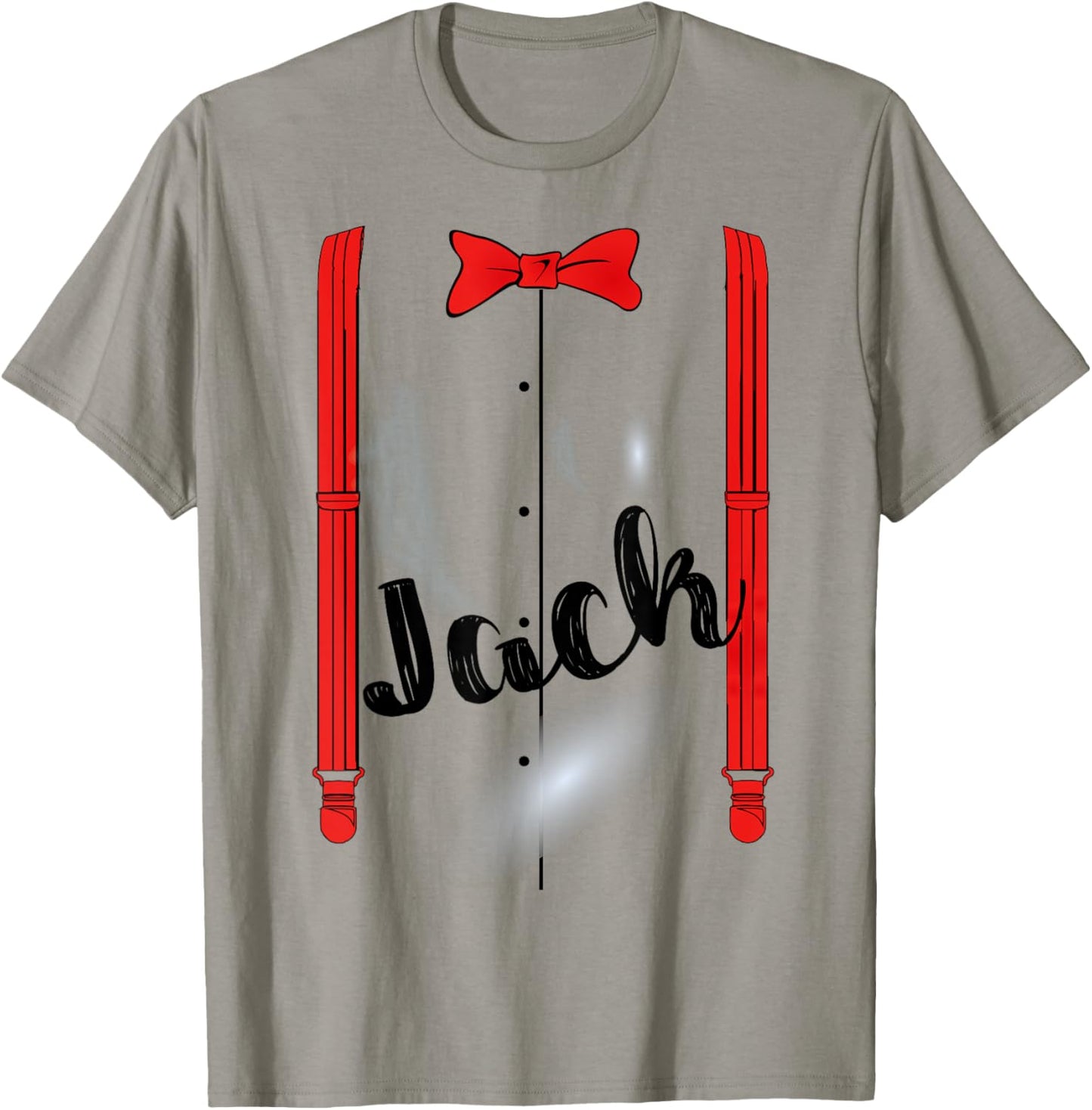 Jack & Jill For a Duo Matching Couple Halloween Costume 1/2 T-Shirt - T-Shirt | Sand