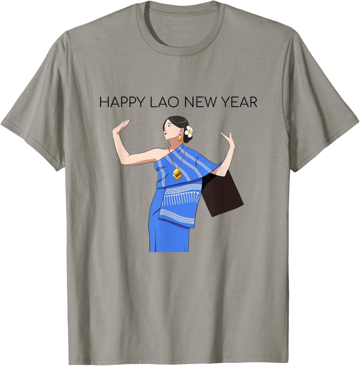 Laos Lao Laotian Happy Lao New Year Pim Mai Lao T-Shirt - T-Shirt | Sand