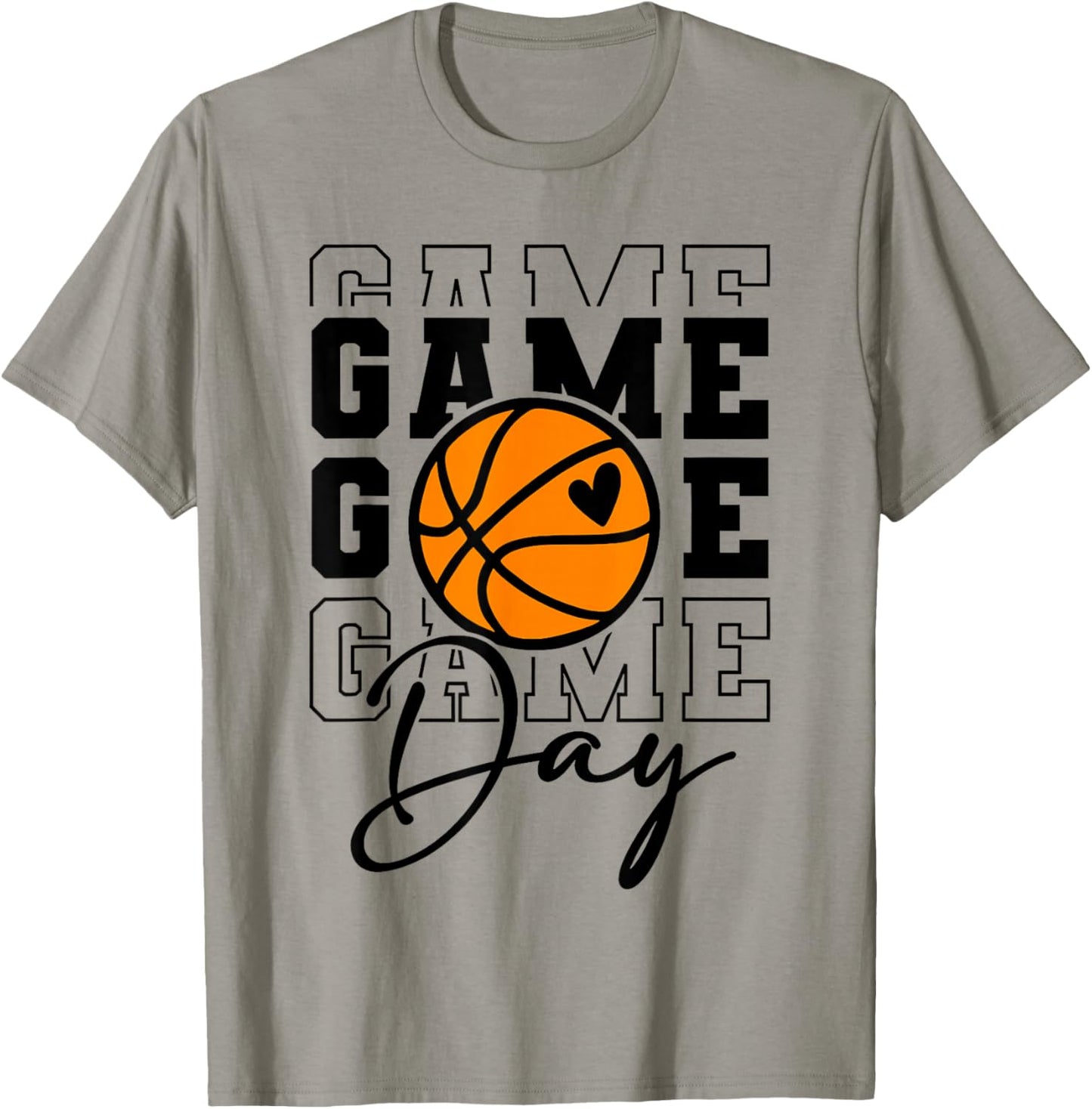 Basketball Game Day T-Shirt - T-Shirt | Sand