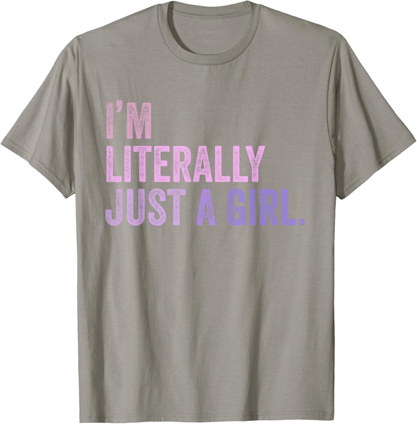 I'm literally just a girl cute coquette bows girl T-Shirt - T-Shirt | Sand