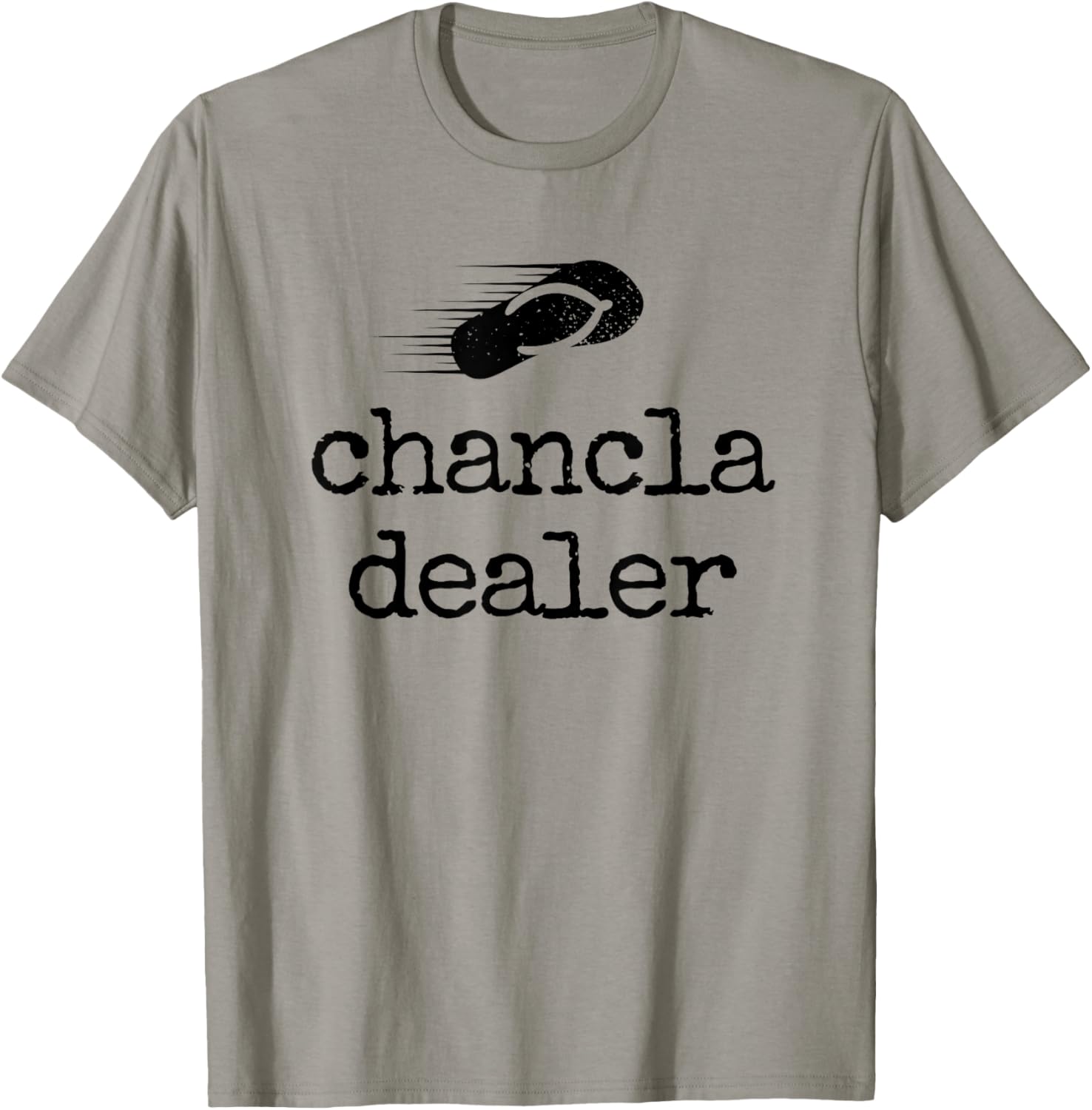 Chancla Dealer Retro Hispanic Heritage Month Mom Chancleta T-Shirt - T-Shirt | Sand