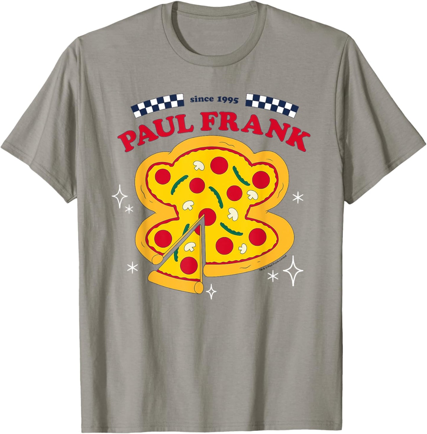 Paul Frank Julius The Monkey Face Pizza Since 1995 T-Shirt - T-Shirt | Sand