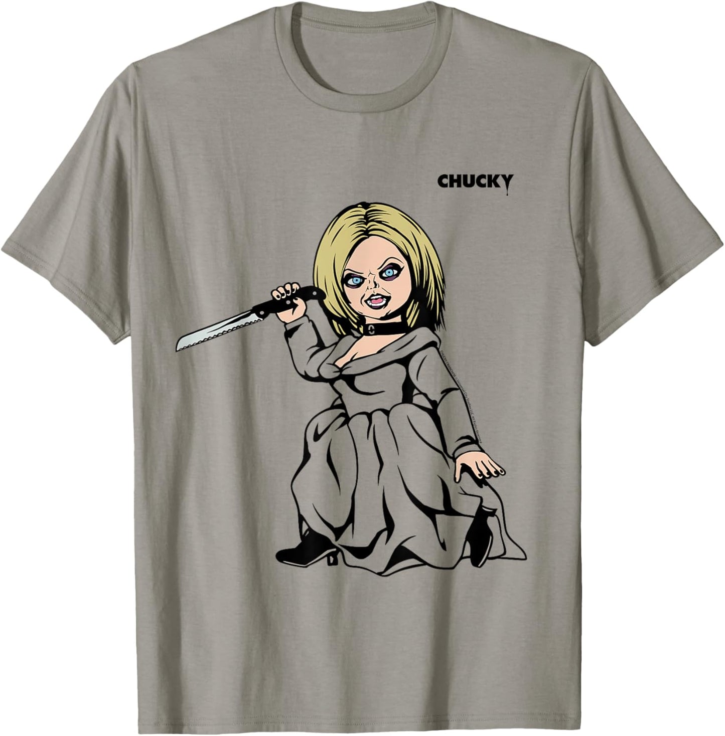 Chucky Tiffany Knife T-Shirt - T-Shirt | Sand