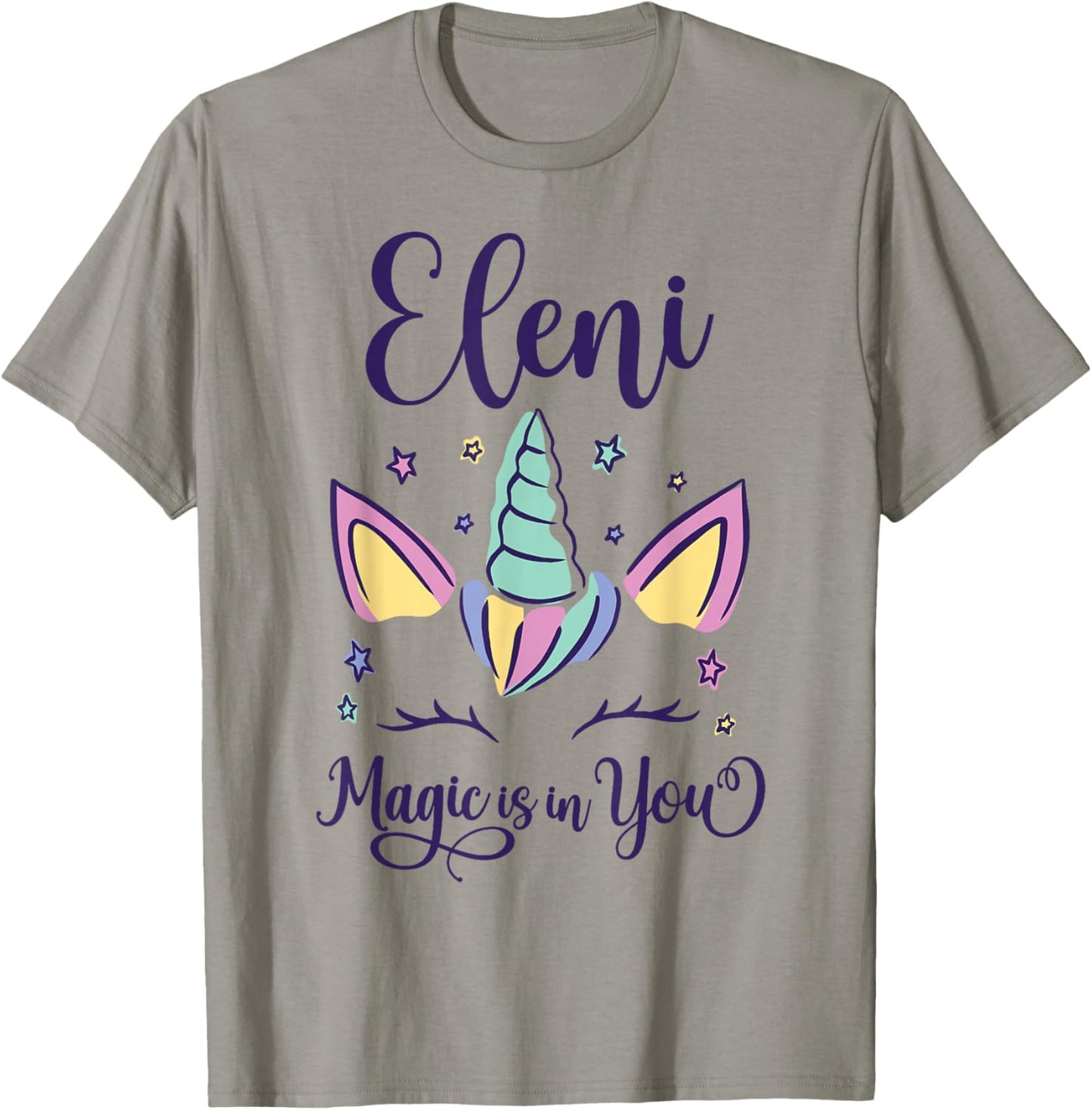 First Name Eleni Personalized Eleni T-Shirt - T-Shirt | Sand