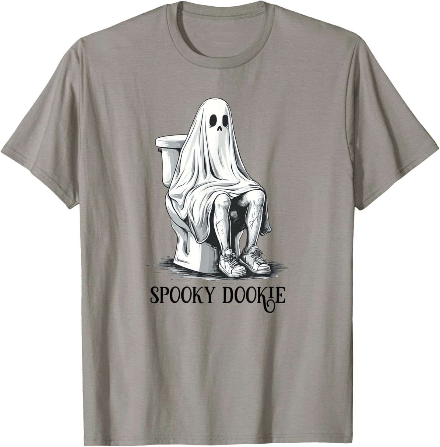 Funny Spooky Dookie Immature Halloween T-Shirt - T-Shirt | Sand