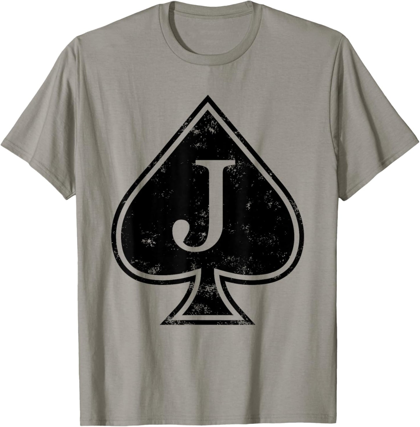 Blackjack Ace Spades Jack Playing Cards Casino Gambling T-Shirt - T-Shirt | Sand
