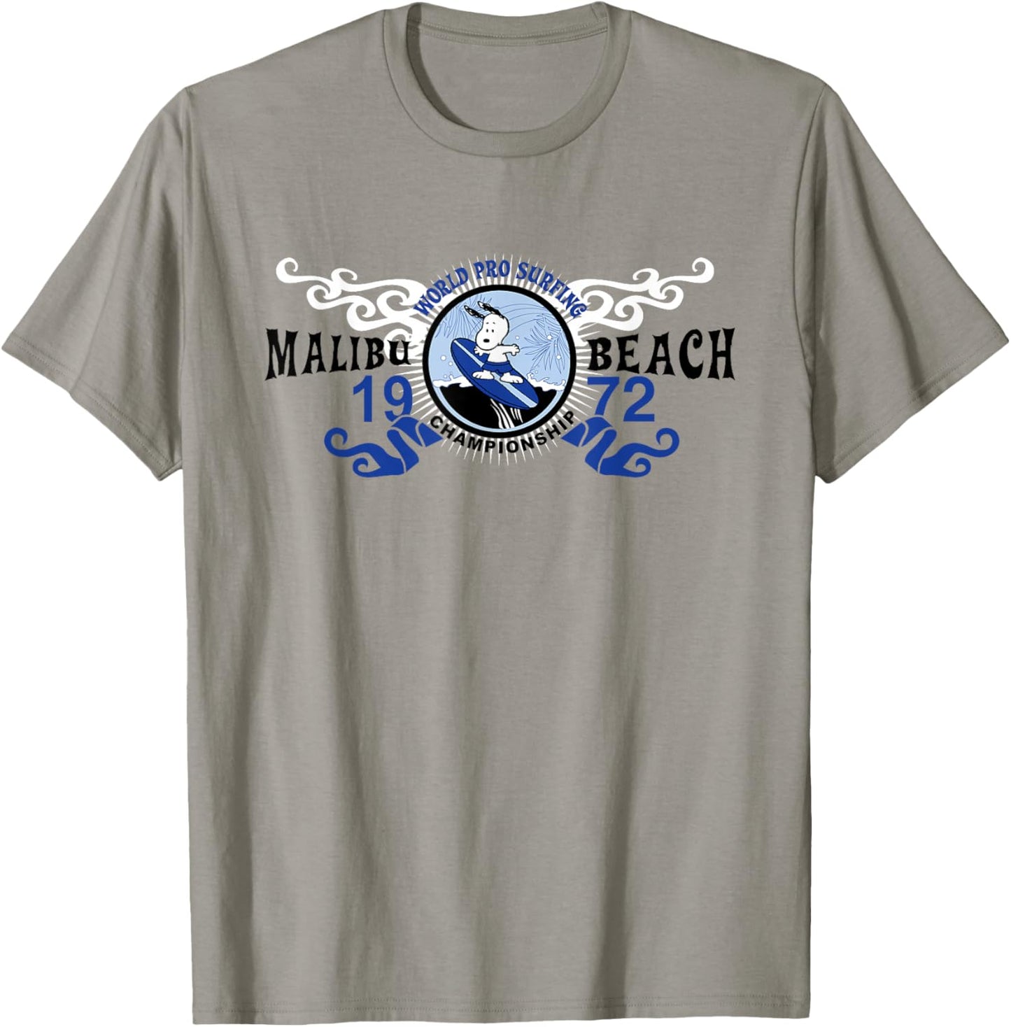 Peanuts Snoopy World Pro Surfing 1972 T-Shirt - T-Shirt | Sand