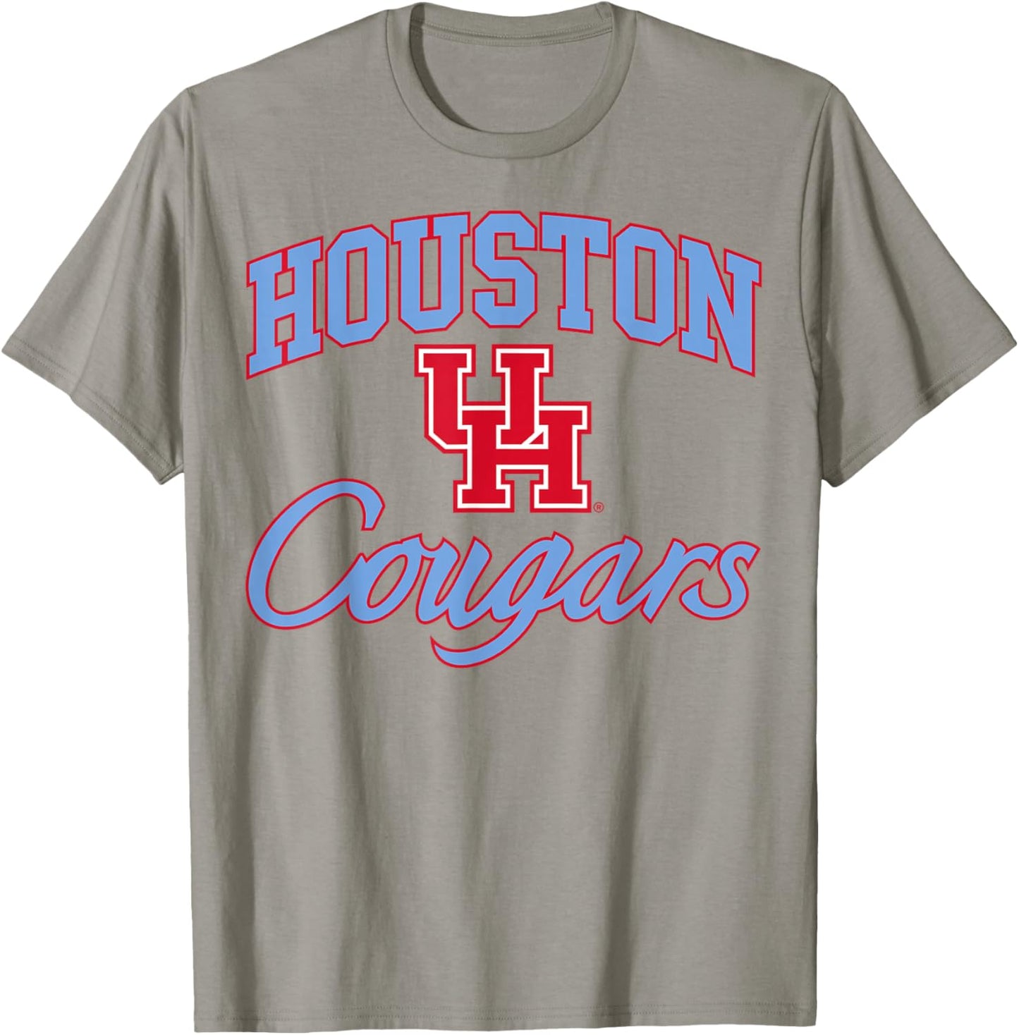 University of Houston | Houston Blue Collection Arch Script T-Shirt - T-Shirt | Sand