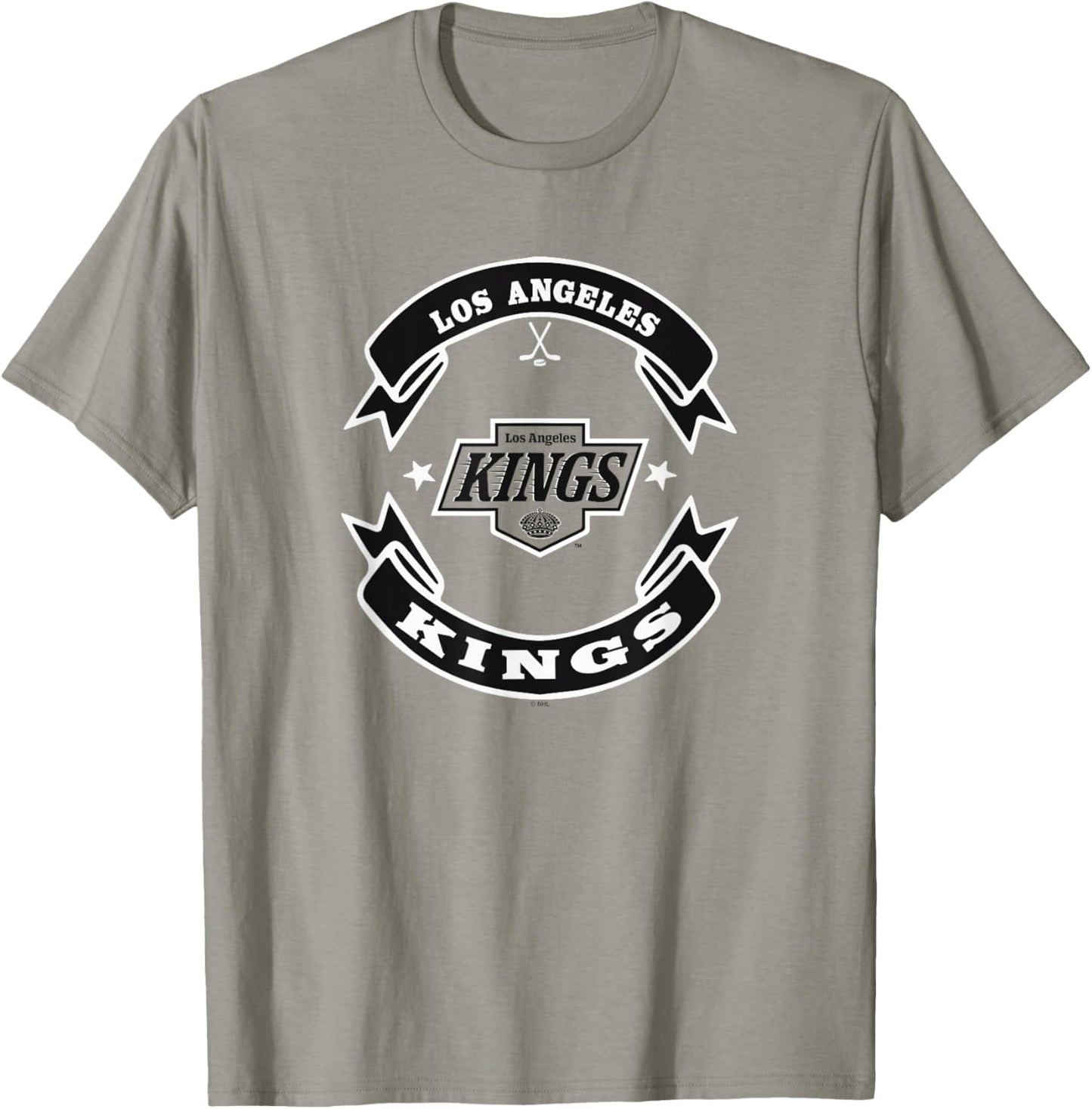 Los Angeles Kings Blaze Gray Officially Licensed T-Shirt - T-Shirt | Sand