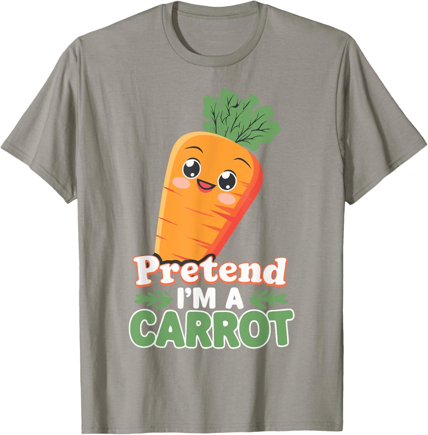 Pretend I'm A Carrot T-Shirt - T-Shirt | Sand