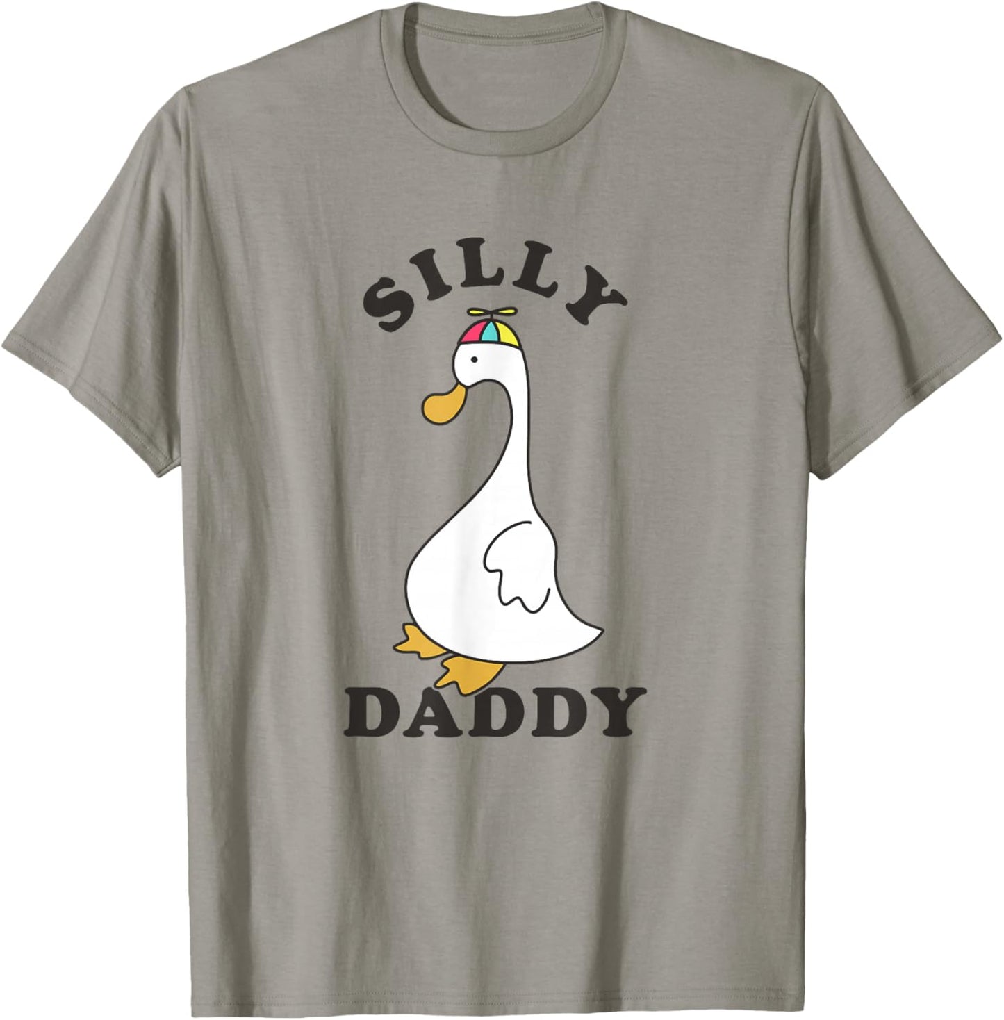 Silly Goose Daddy Funny Silly Goose Dad T-Shirt - T-Shirt | Sand