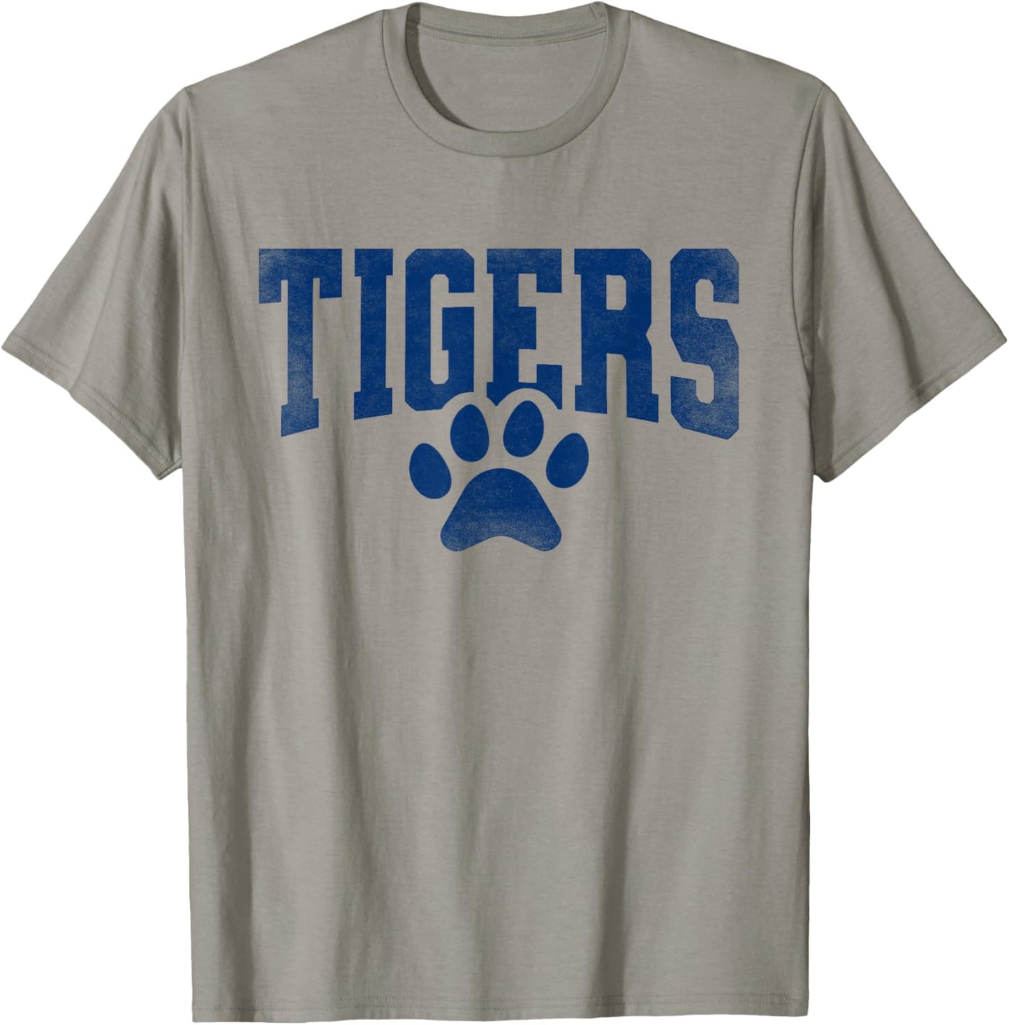 Vintage Tigers School Sports Name Spirit Girls Kid T-Shirt - T-Shirt | Sand