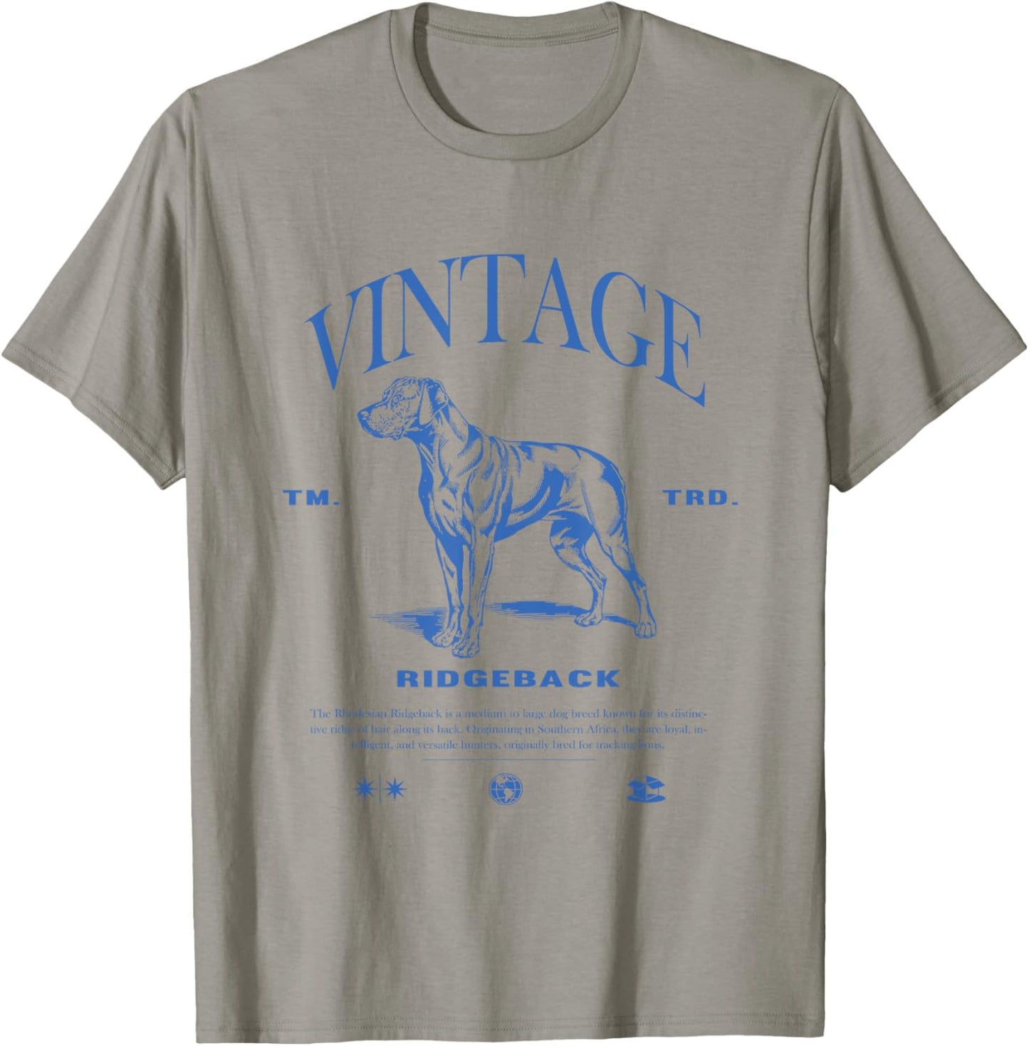 Rhodesian Ridgeback Vintage T-Shirt - T-Shirt | Sand