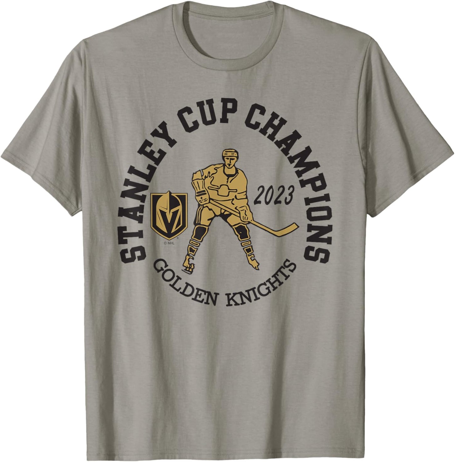 Vegas Golden Knights Stanley Cup Champions 2023 T-Shirt - T-Shirt | Sand