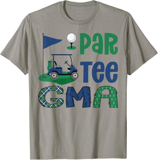 Par- Gma Golf Lover Birthday Party Family Matching T-Shirt - T-Shirt | Sand