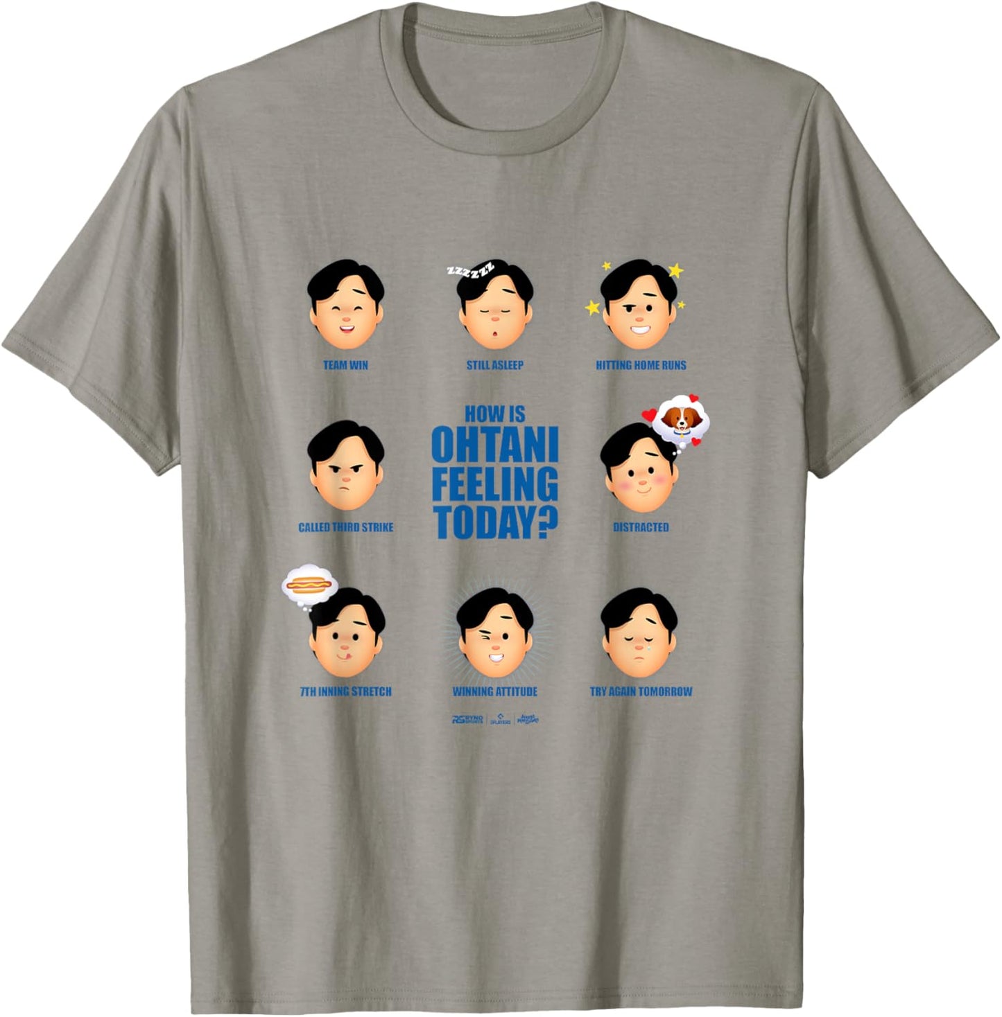 Shohei Ohtani Los Angeles Feeling Today? Club MLB Players T-Shirt - T-Shirt | Sand