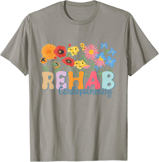Cardiopulmonary Rehabilitation Nurse Cardiopulmonary Rehab T-Shirt - T-Shirt | Sand