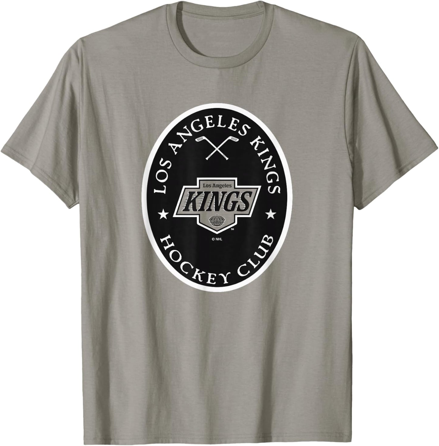 Los Angeles Kings Iconic Gray Officially Licensed T-Shirt - T-Shirt | Sand