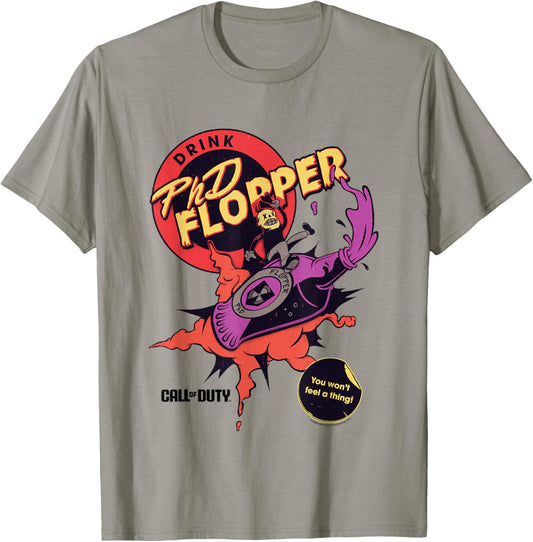Call Of Duty Drink PhD Flopper You Won't Feel A Thing! Logo T-Shirt - T-Shirt | Sand