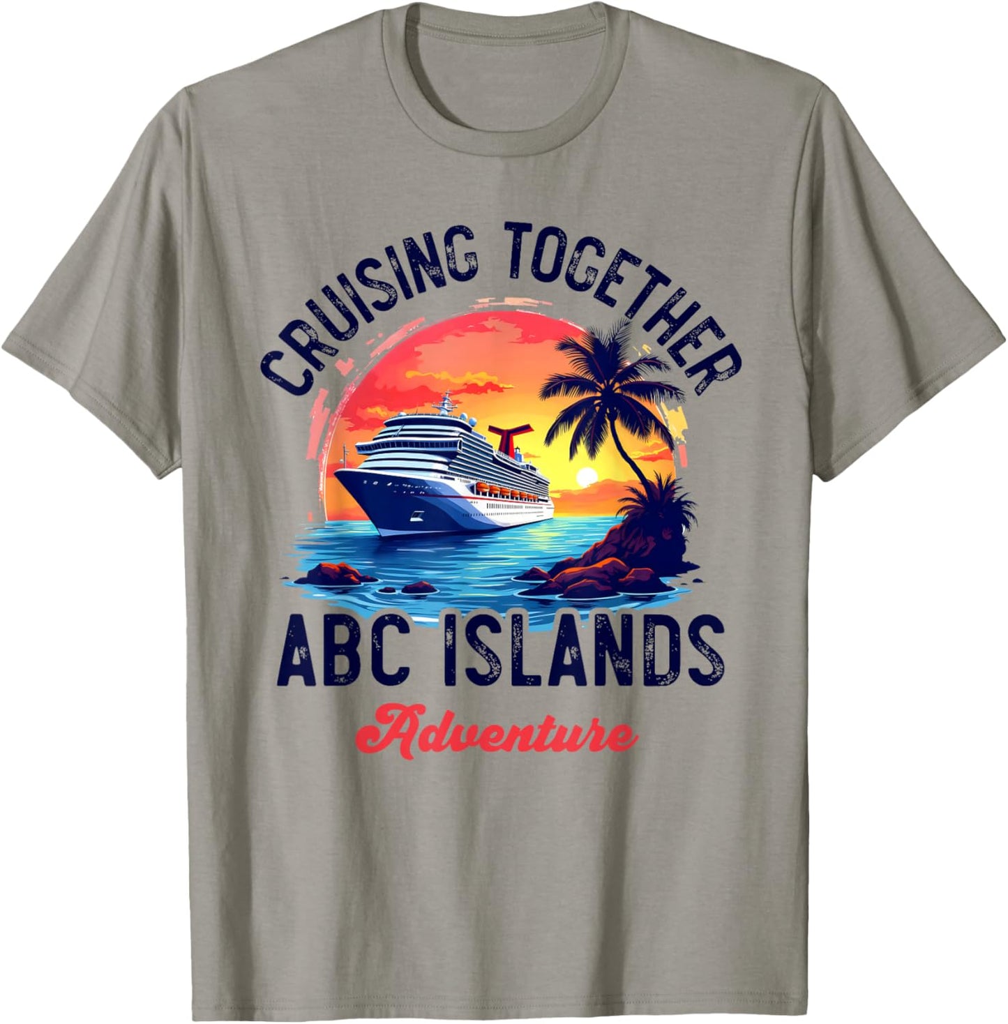 Aruba Bonaire Curacao Cruise Adventure Caribbean ABC Islands T-Shirt - T-Shirt | Sand