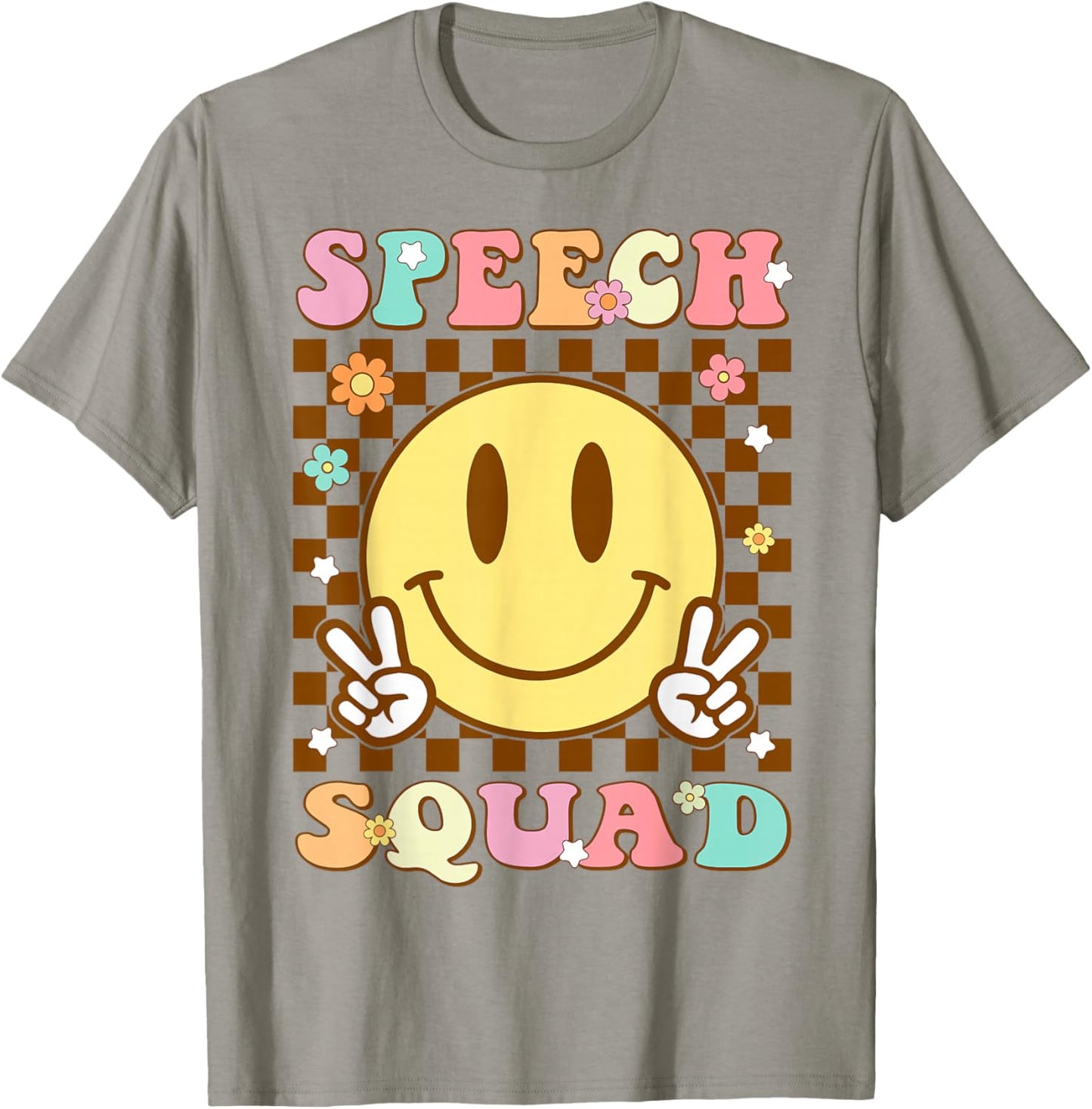 Funny Speech Squad Speech Language Pathologist SLP Therapist T-Shirt - T-Shirt | Sand