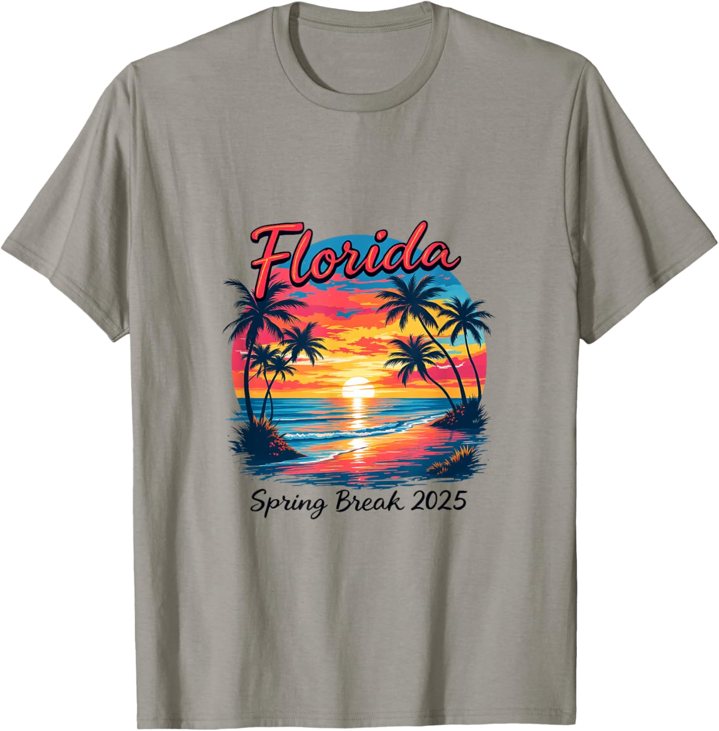 Florida Spring Break 2025 T-Shirt - T-Shirt | Sand