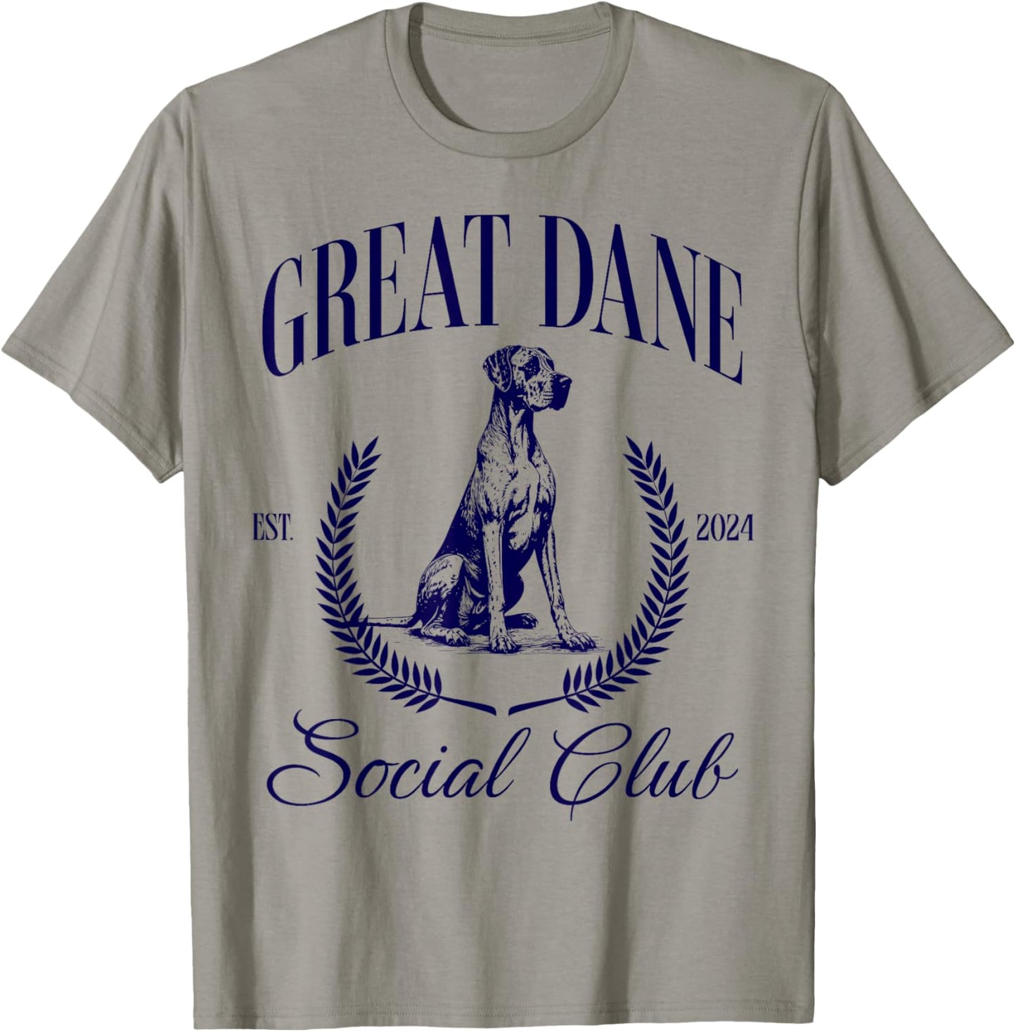 Great Dane Social Club Women Dog Mom T-Shirt - T-Shirt | Sand