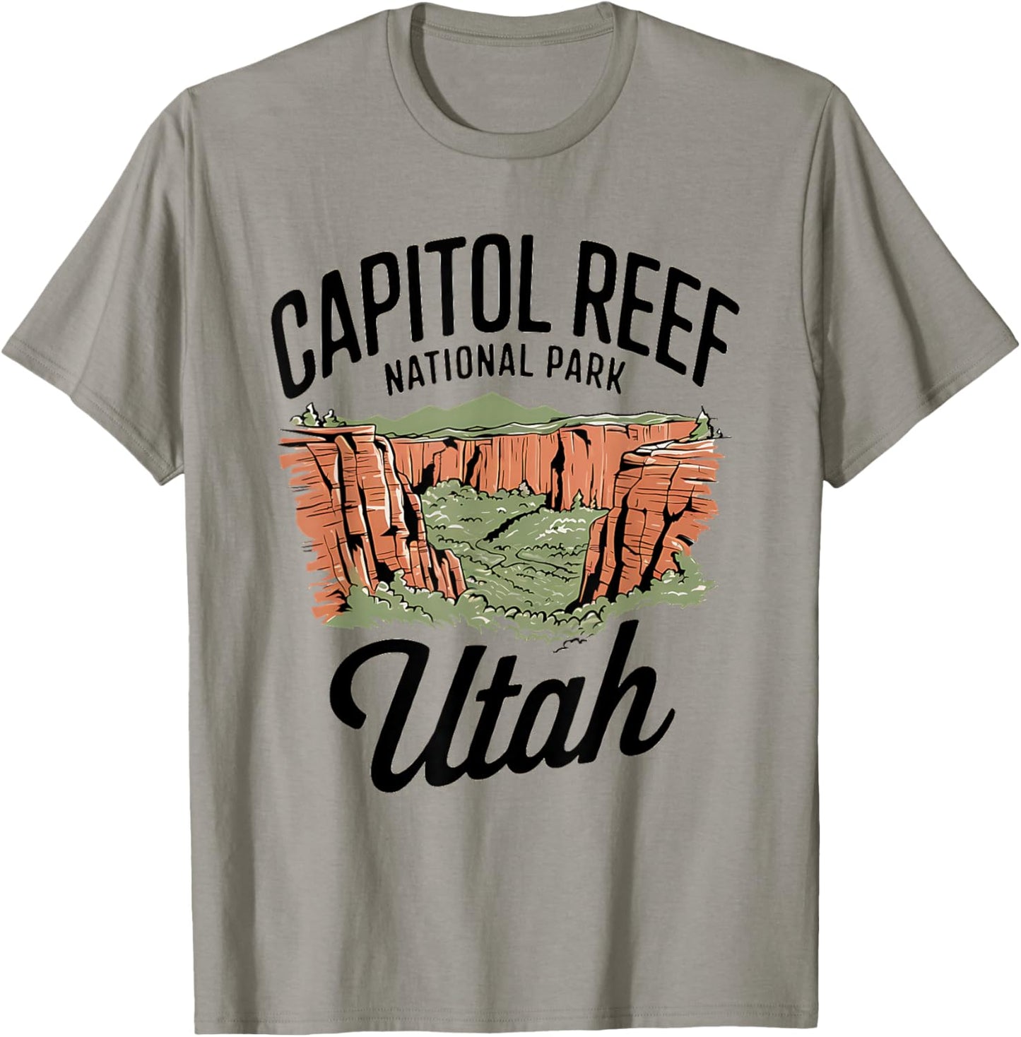 Stunning Utah Capitol Reef National Park T-Shirt - T-Shirt | Sand