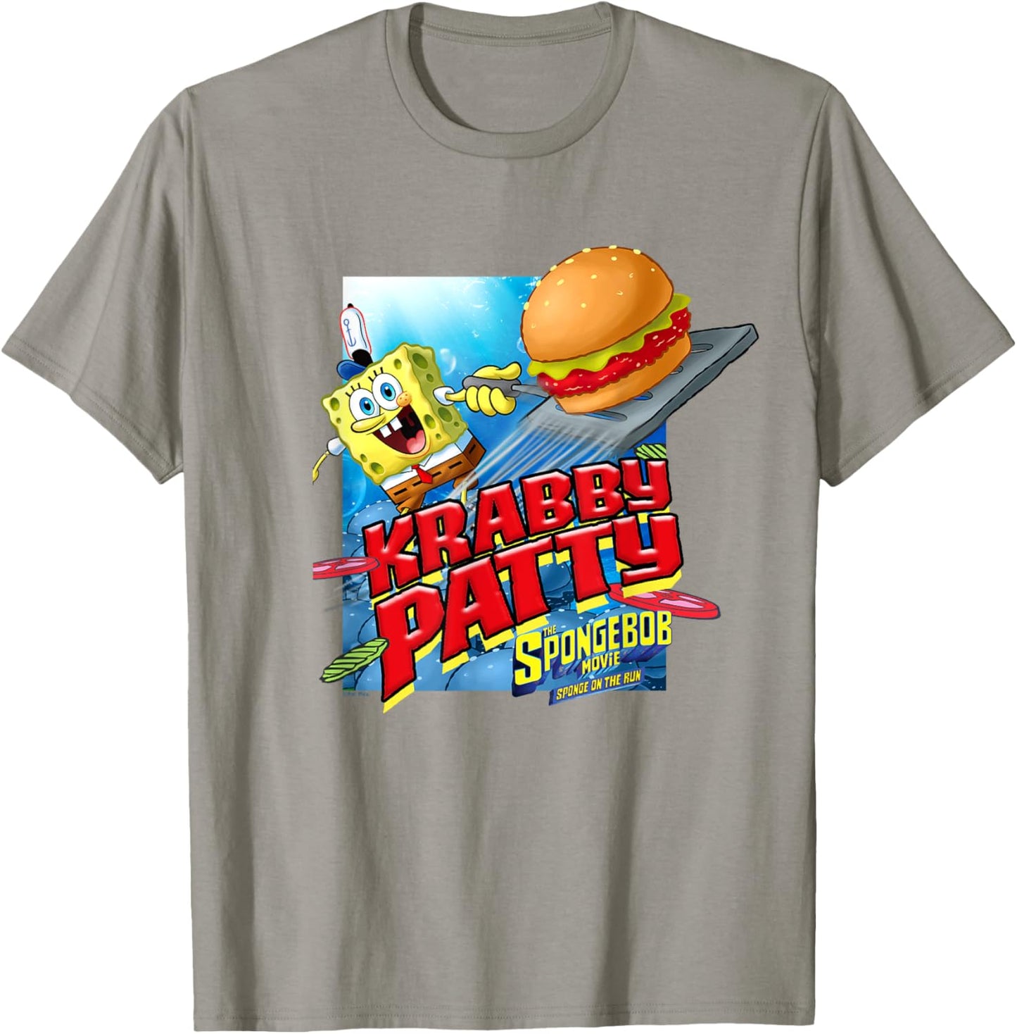 The SpongeBob SquarePants Movie Krabby Patty Poster T-Shirt - T-Shirt | Sand