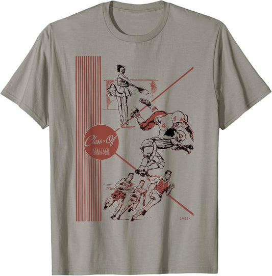 Class of 1974 Old School Retro Vintage Nostalgia Gen X Best T-Shirt - T-Shirt | Sand