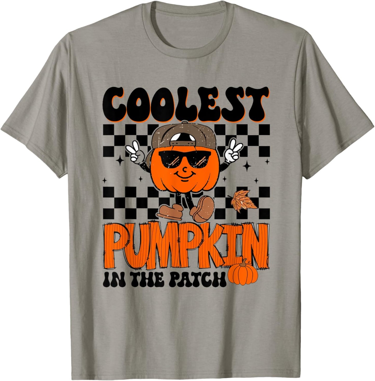 Coolest Pumpkin In The Patch Halloween Boys Girls Kids Gift T-Shirt - T-Shirt | Sand
