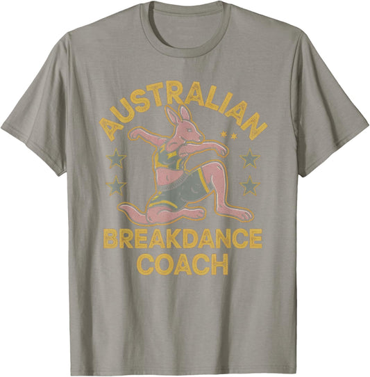 Australian Breakdancing Costume Coach Break Dancer Halloween T-Shirt - T-Shirt | Sand