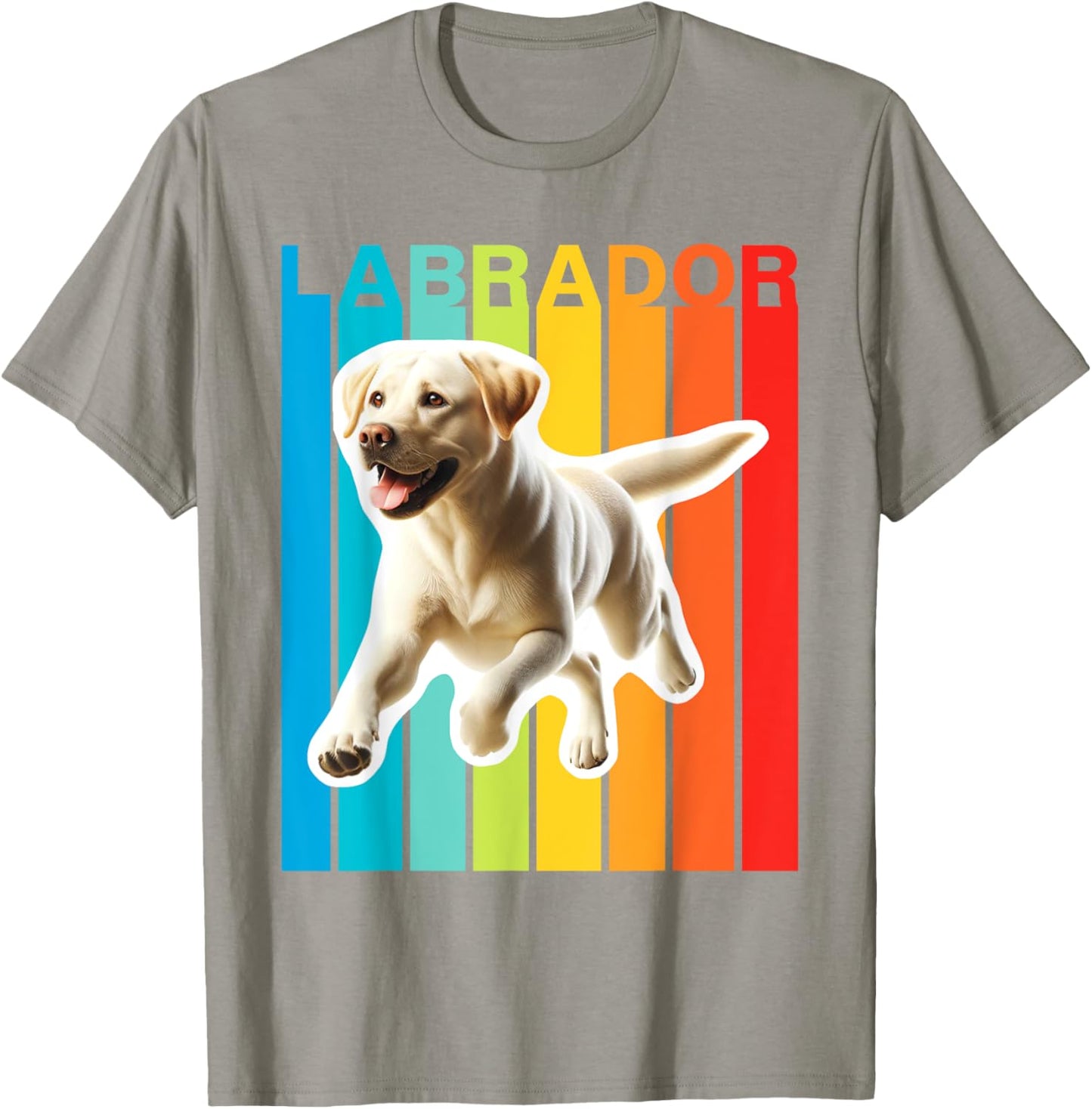 Colorful Labrador Retriever T-Shirt - T-Shirt | Sand