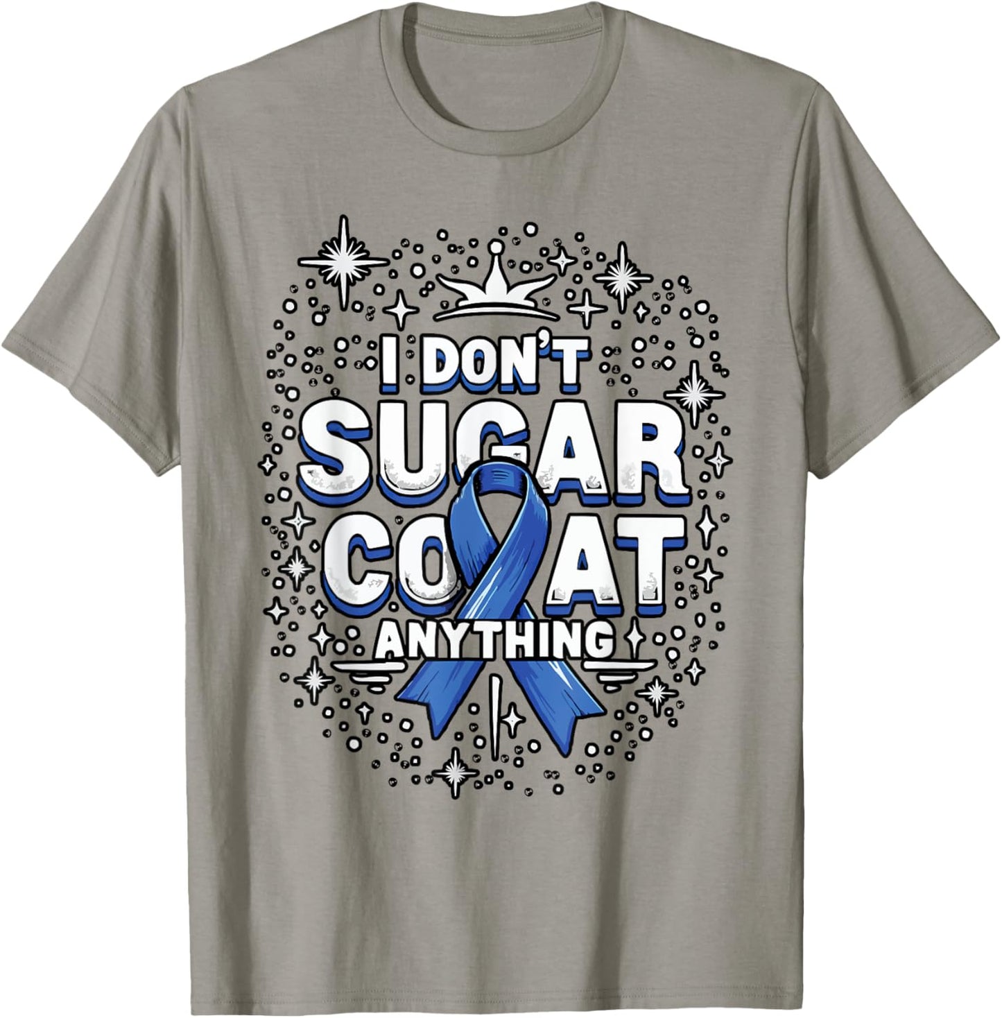 Type 1 Diabetes Awareness Insulin Pancreas Diabetic T1D T-Shirt - T-Shirt | Sand