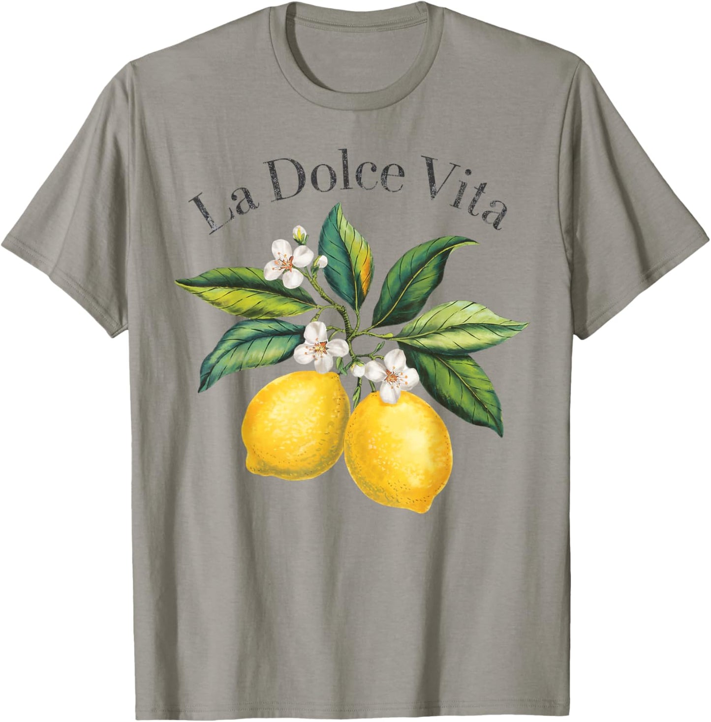 La Dolce Vita Lemon Italian Summer Limoncello Amalfi Coast T-Shirt - T-Shirt | Sand