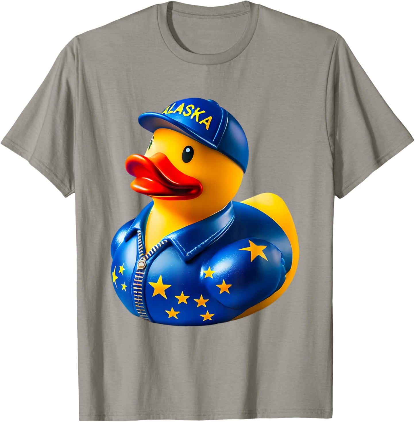 Alaska Rubber Duck Ducky Duckie Alaskan Pride Souvenir T-Shirt - T-Shirt | Sand