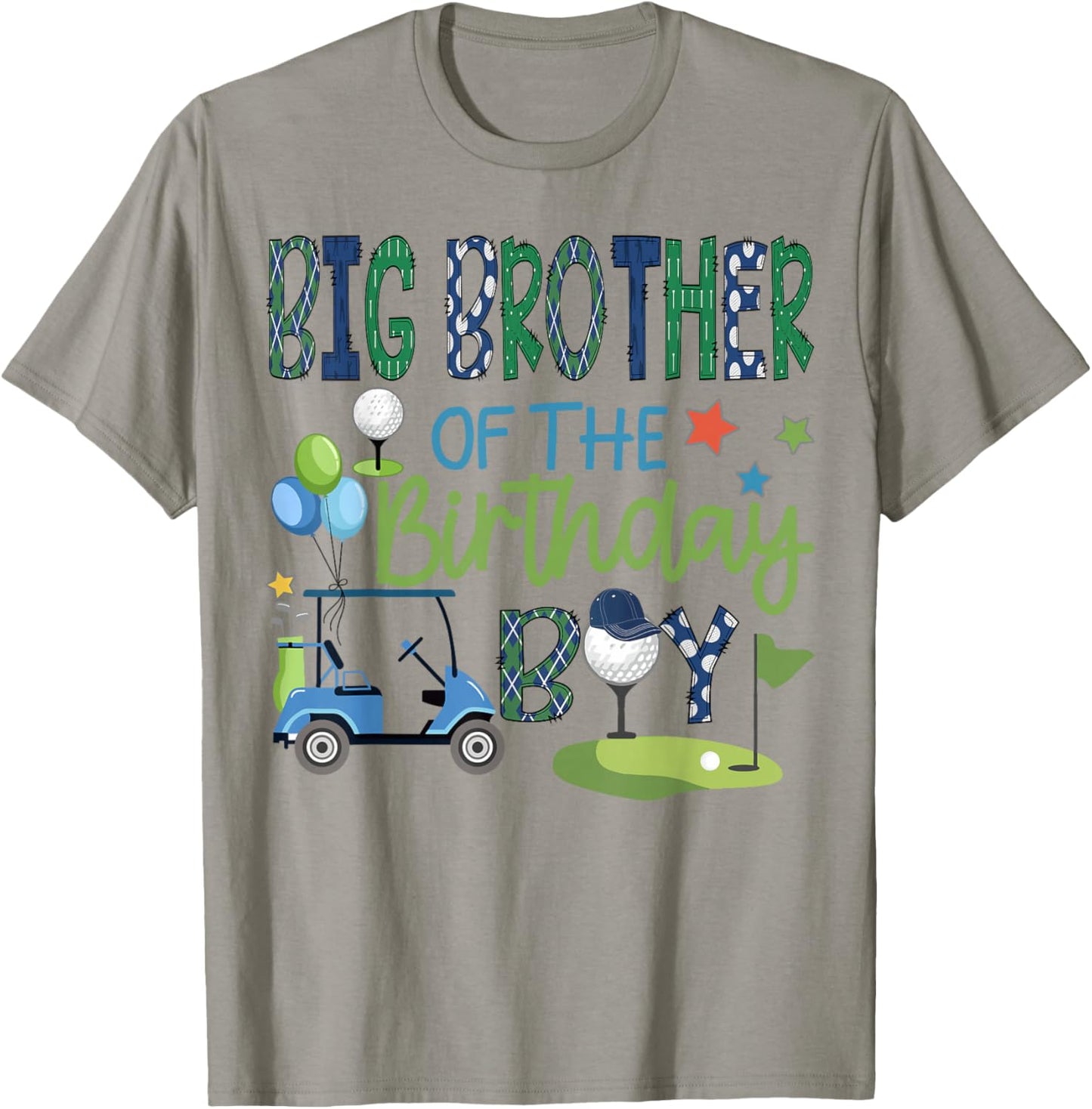 Big Brother Of The Birthday Boy Hole in One Golf Sport T-Shirt - T-Shirt | Sand