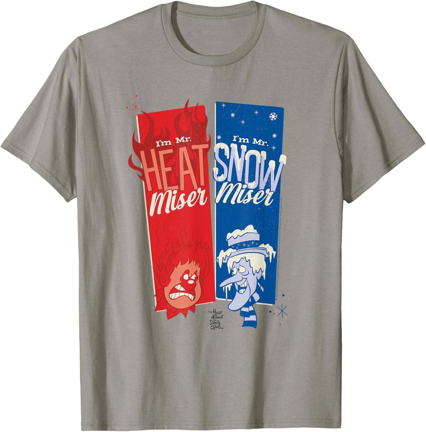Year Without a Santa Claus Heat Snow Miser Christmas T-Shirt - T-Shirt | Sand