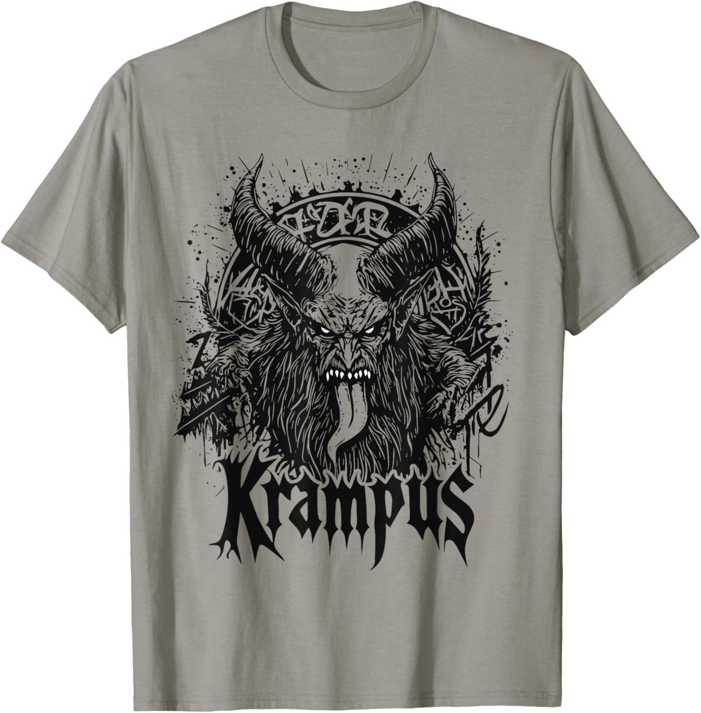 Kramperl Perchten Santa's Helper Christmas Demon Krampus T-Shirt - T-Shirt | Sand
