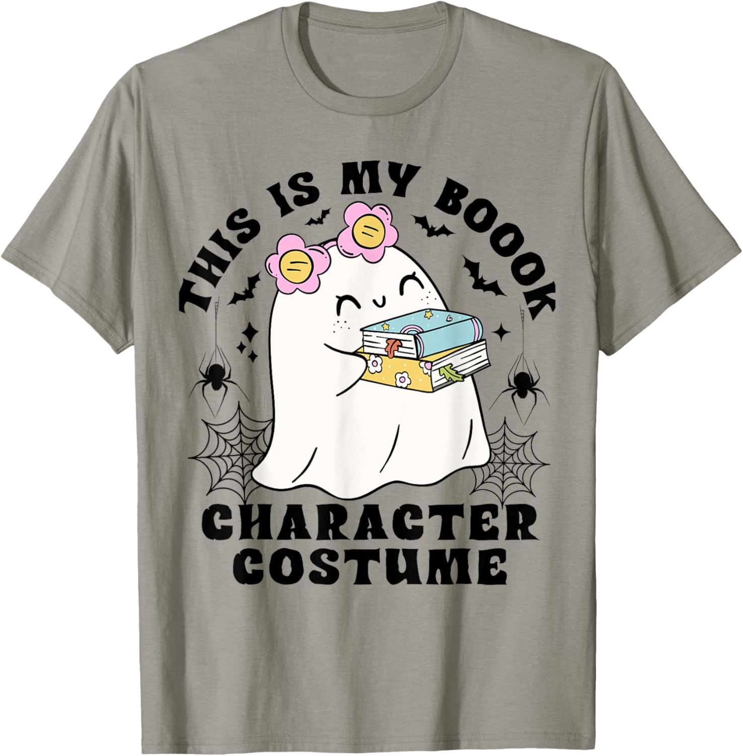 This is My Book Character Costume-Funny Halloween Ghost Kids T-Shirt - T-Shirt | Sand
