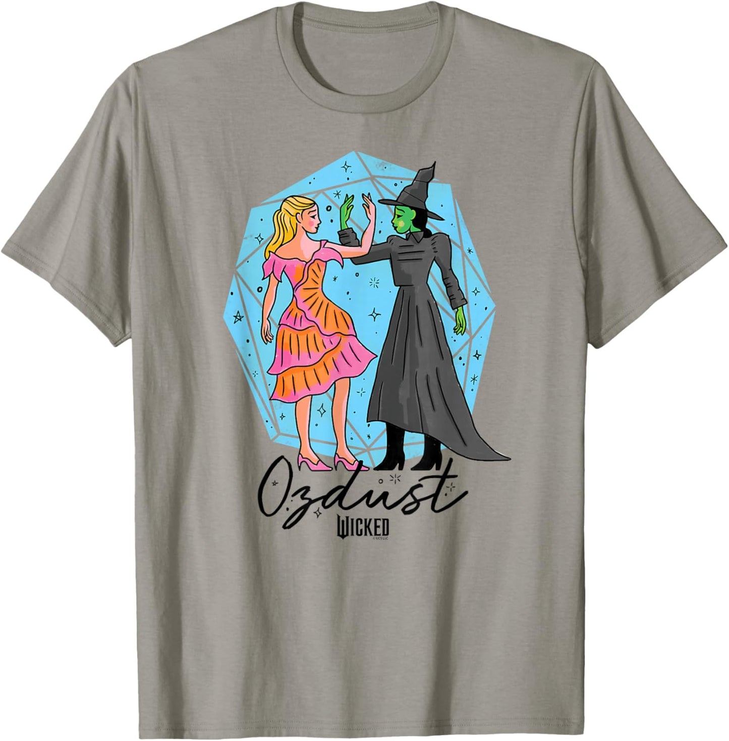 Wicked Glinda & Elphaba Ozdust T-Shirt - T-Shirt | Sand