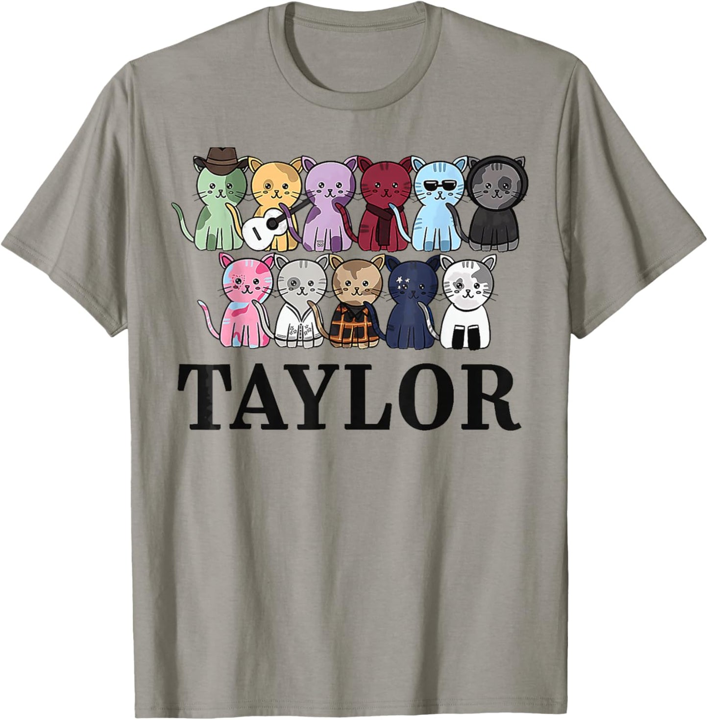 Taylor First Name I Love Taylor Girl Groovy 80'S Vintage T-Shirt - T-Shirt | Sand
