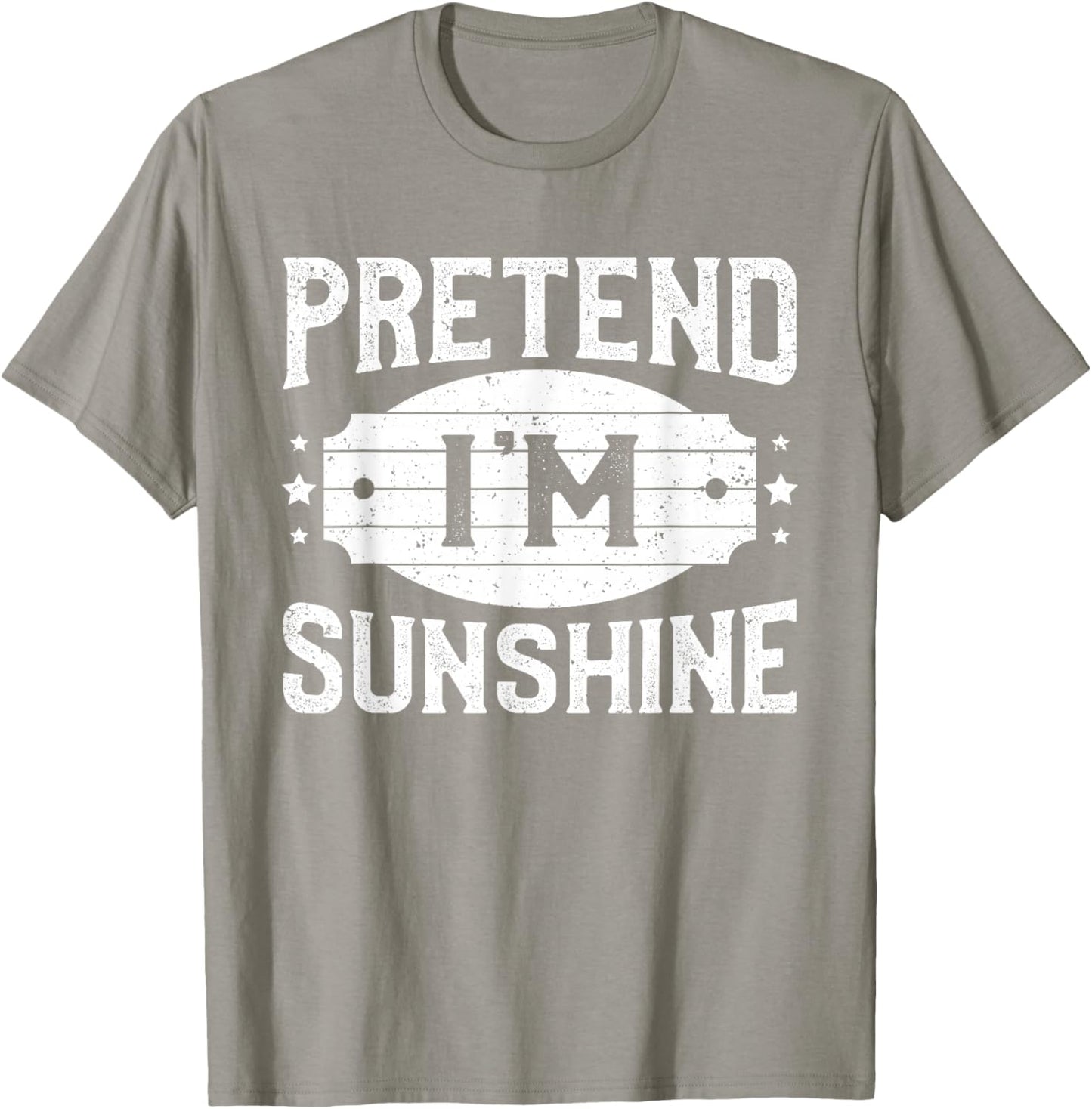 Pretend I'm Sunshine Matching Costume Lazy Halloween Party T-Shirt - T-Shirt | Sand