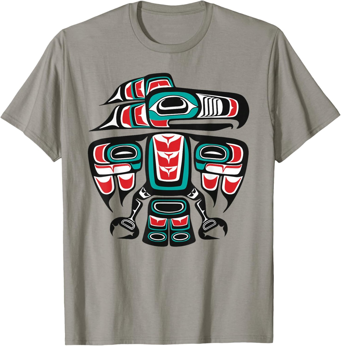 Haida Raven Native American, Raven Tlingit T-Shirt - T-Shirt | Sand